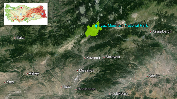 Ilgaz_Mountain_National_Park_Map